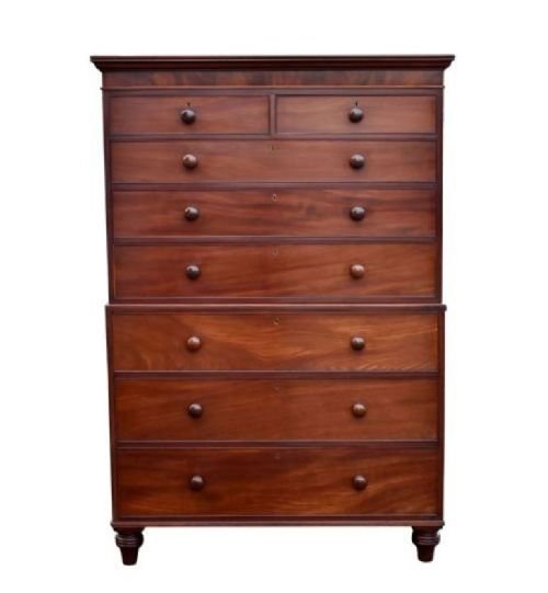 Victorian Mahogany Chest On Chest