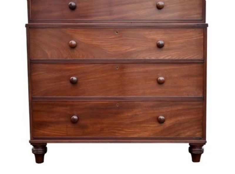 Victorian Mahogany Chest On Chest