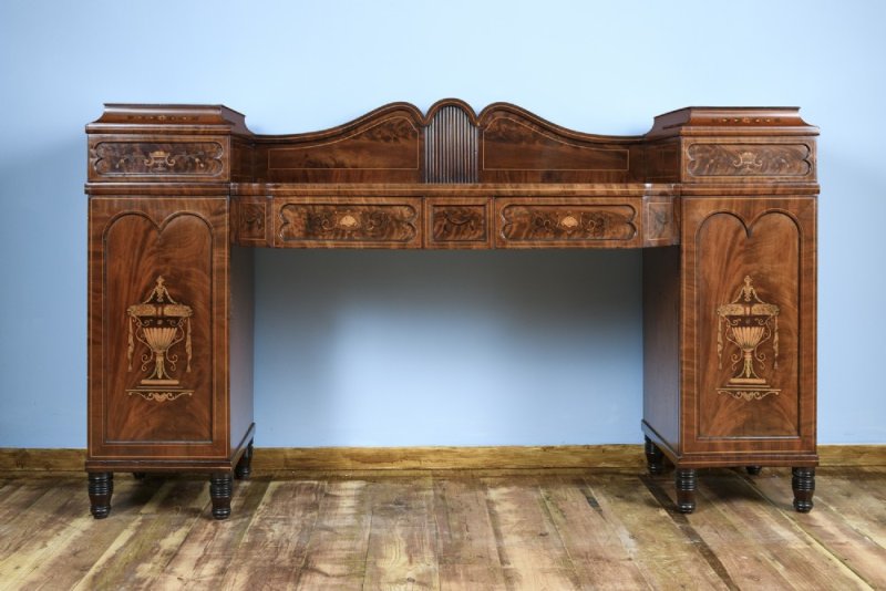 Georgian Inlaid Mahogany Sideboard