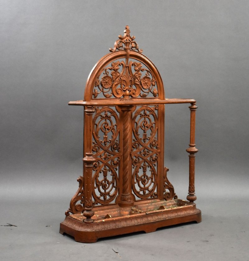 Victorian Cast Iron Stick Stand By Falkirk Foundry