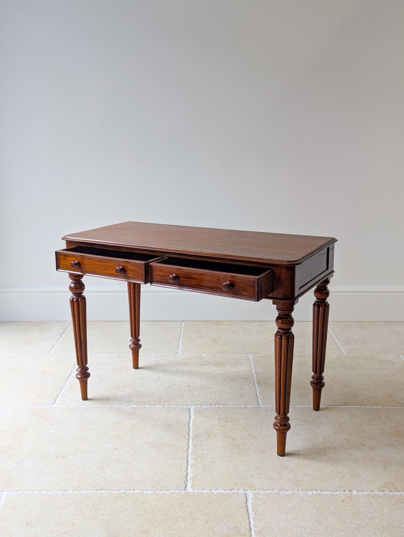 Antique Victorian Mahogany Writing Table c.1870