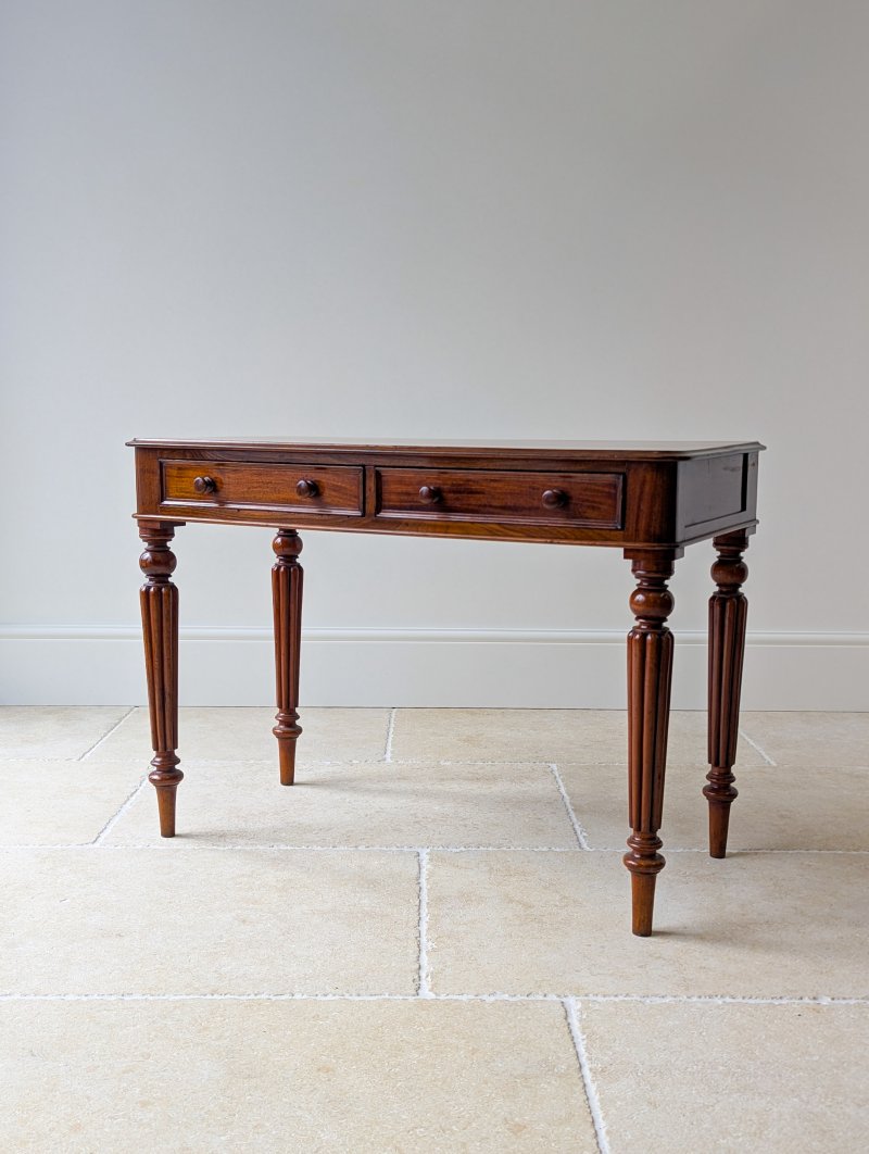 Antique Victorian Mahogany Writing Table c.1870