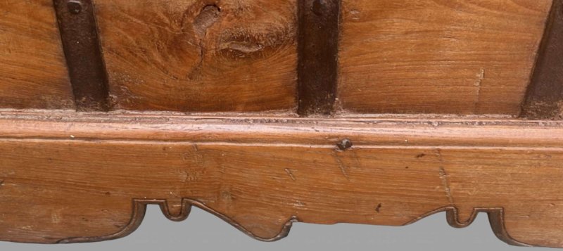 A Good Sized Antique Oak Silver/Campaign Chest