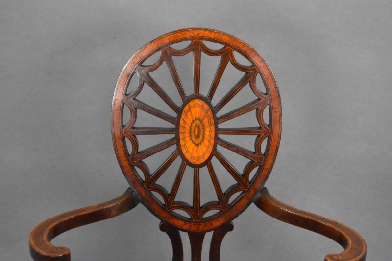 Edwardian Mahogany Armchair