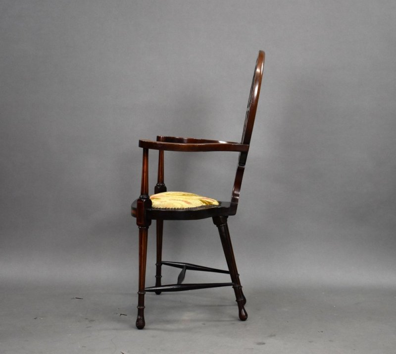 Edwardian Mahogany Armchair