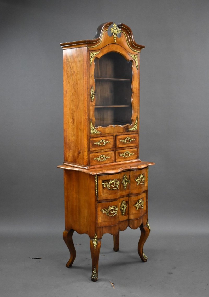19th Century French Walnut Bonheur Du Jour