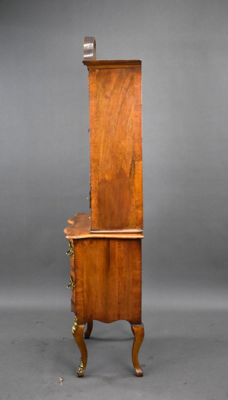 19th Century French Walnut Bonheur Du Jour