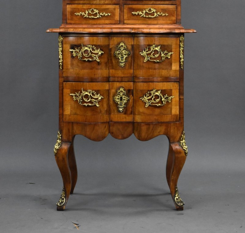 19th Century French Walnut Bonheur Du Jour