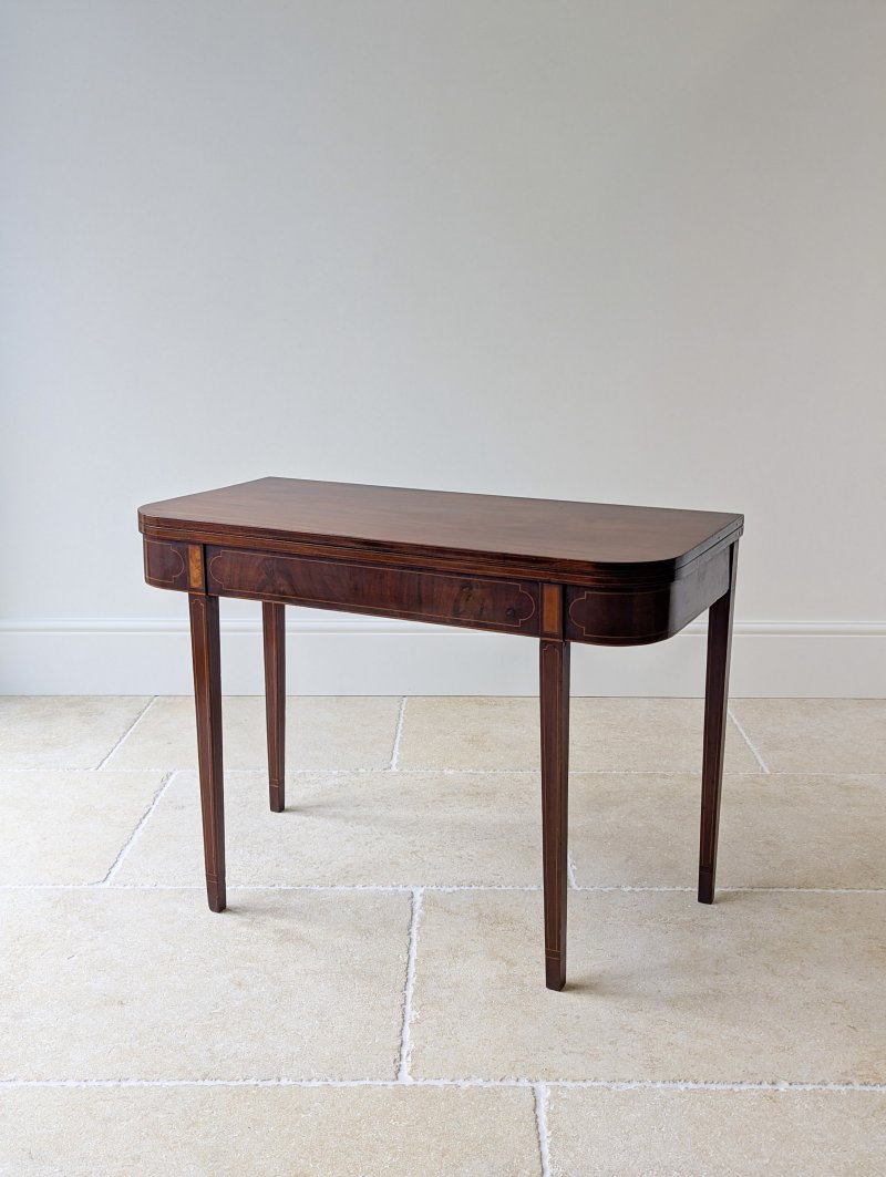 Antique George III Mahogany Tea Table c.1790