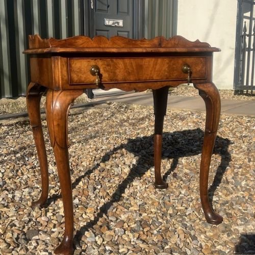 A George I Style Walnut Side Table By Tozer Of London