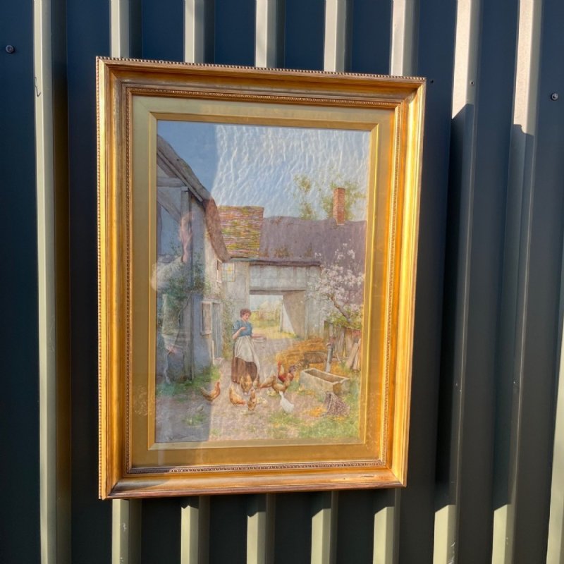 An Edwardian Period Water Colour By B. Kaufmann
