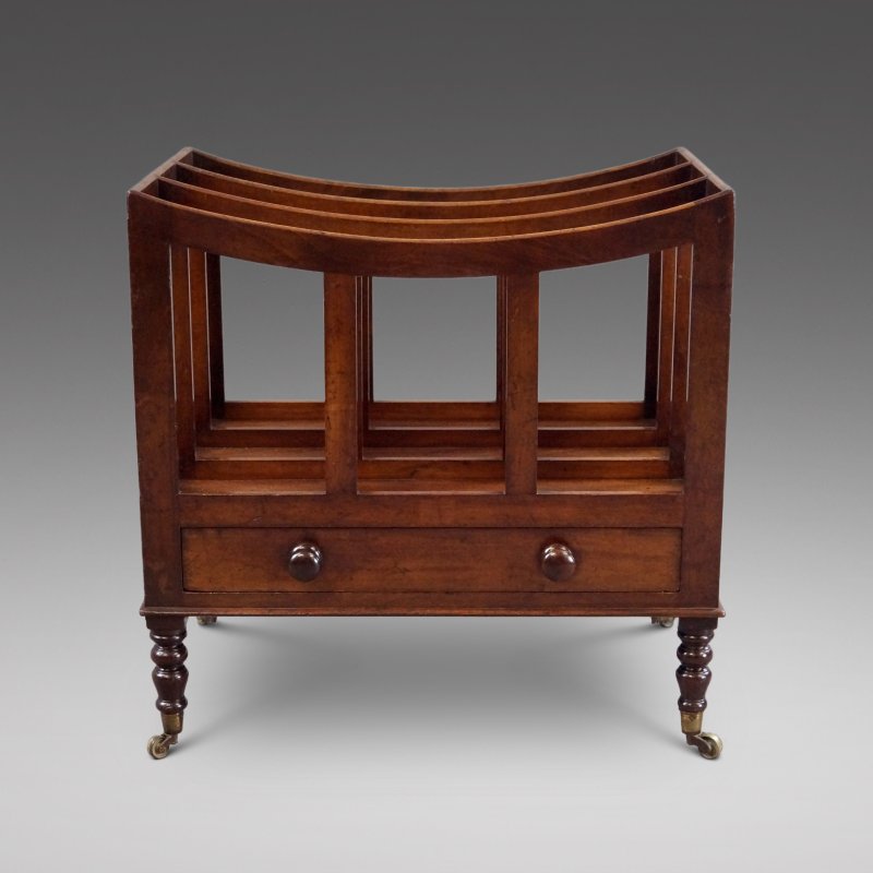 A Large Cuban Mahogany Canterbury