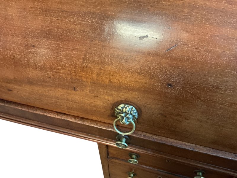 Victorian Mahogany Cylinder Desk