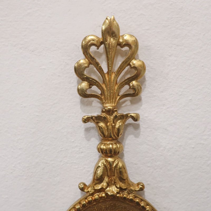 Pair of Adam Style Gilt Bronze Wall Lights