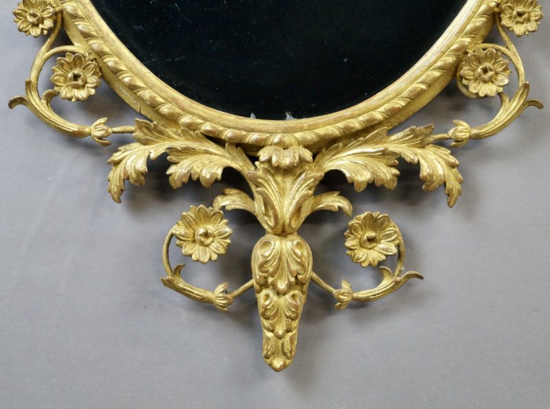 A superb pair of 18thC gilt frame mirrors