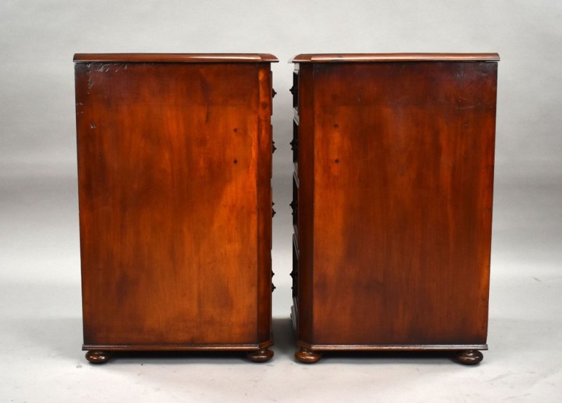 Pair Of Victorian Mahogany Bedside Chests