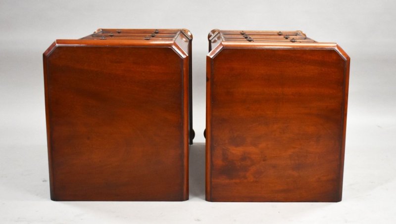 Pair Of Victorian Mahogany Bedside Chests