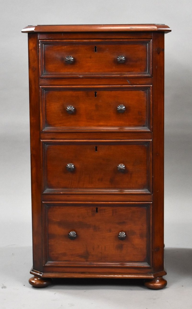 Pair Of Victorian Mahogany Bedside Chests