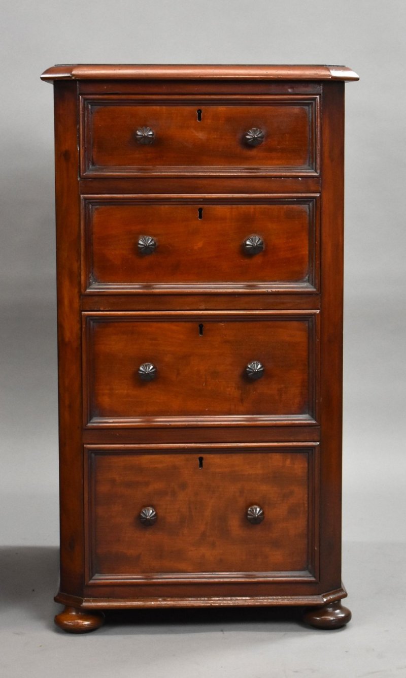 Pair Of Victorian Mahogany Bedside Chests