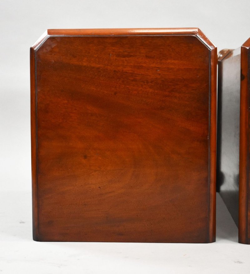 Pair Of Victorian Mahogany Bedside Chests