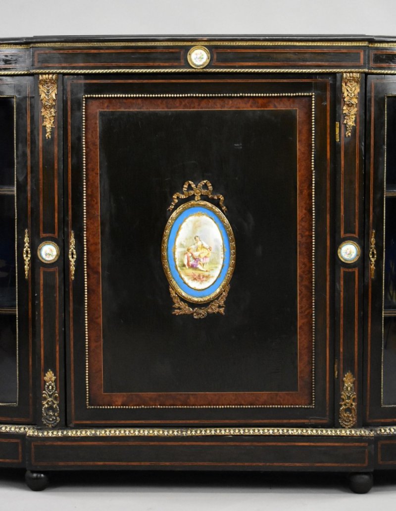 Victorian Ebonised Credenza