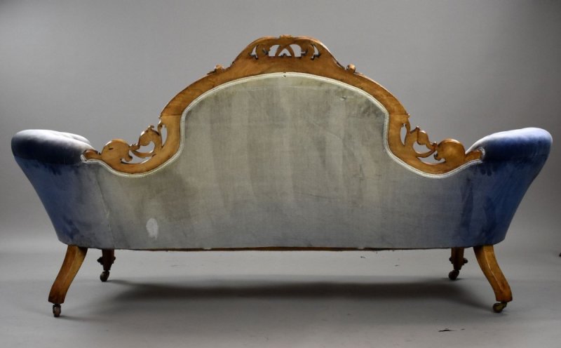 Victorian Walnut Double Ended Sofa