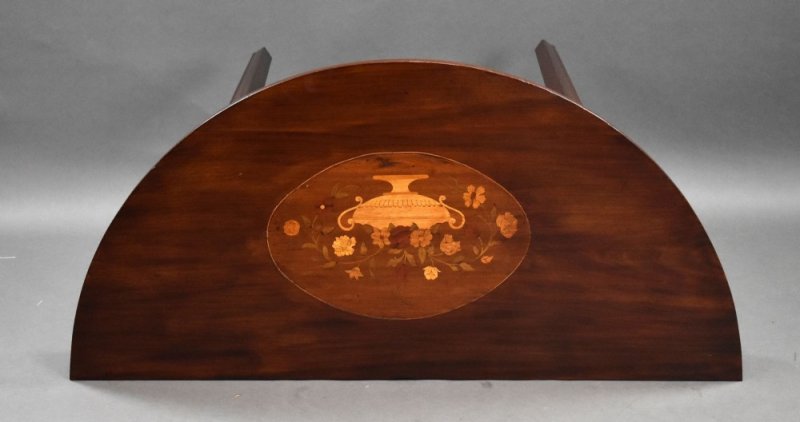 Pair Of George III Mahogany Inlaid Console Tables