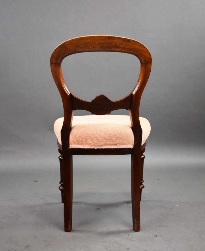 Set Of 4 Victorian Mahogany Dining Chairs