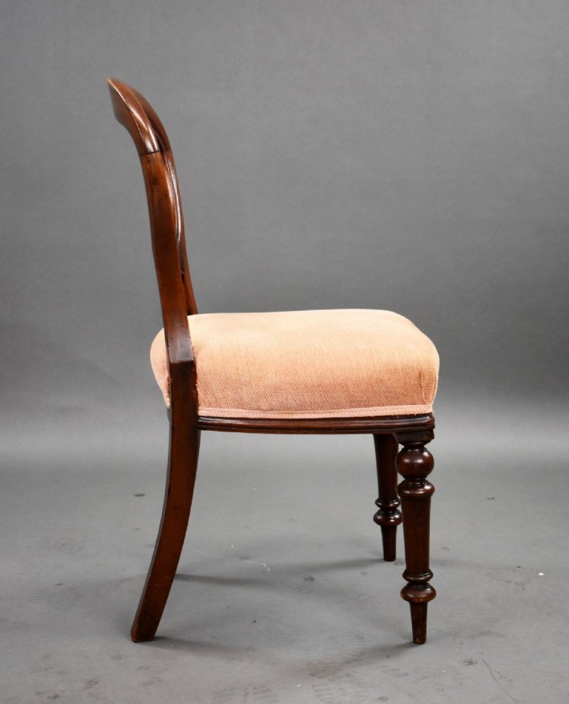 Set Of 4 Victorian Mahogany Dining Chairs