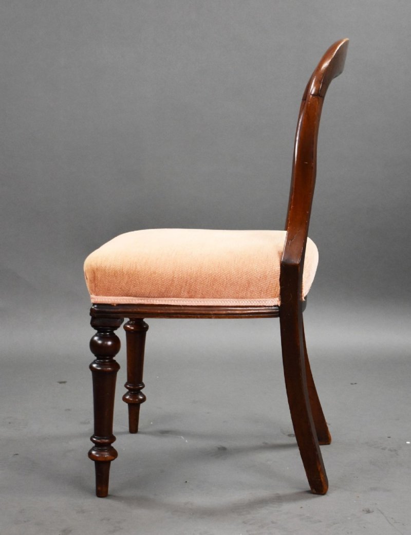 Set Of 4 Victorian Mahogany Dining Chairs