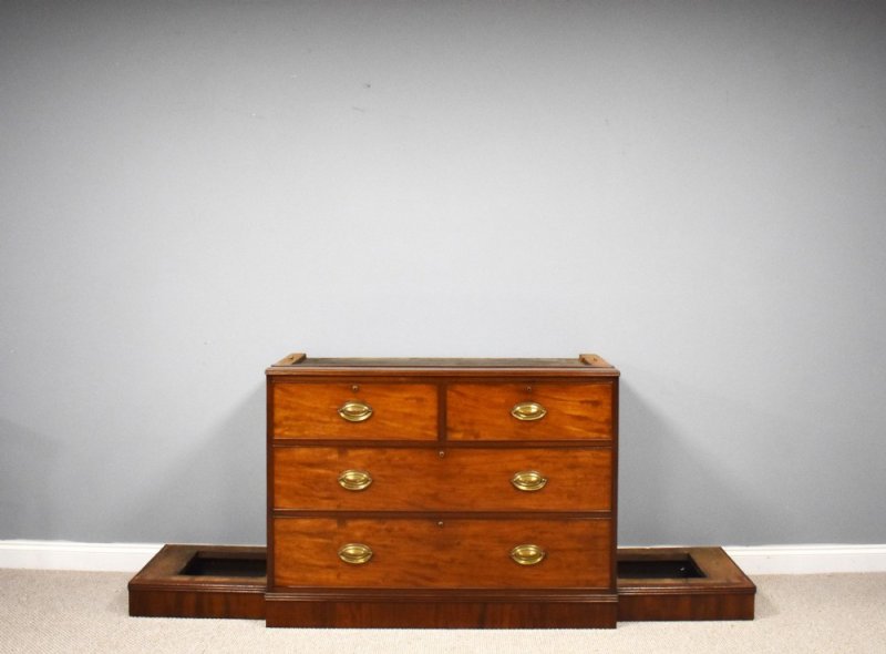 George III Mahogany Breakfront Bookcase