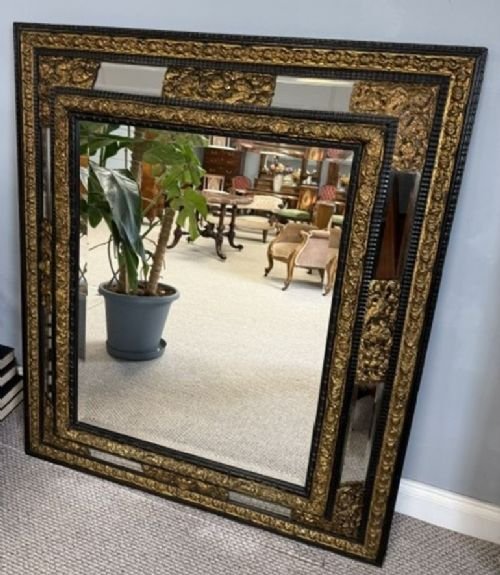 Large Ornate Antique Mirror