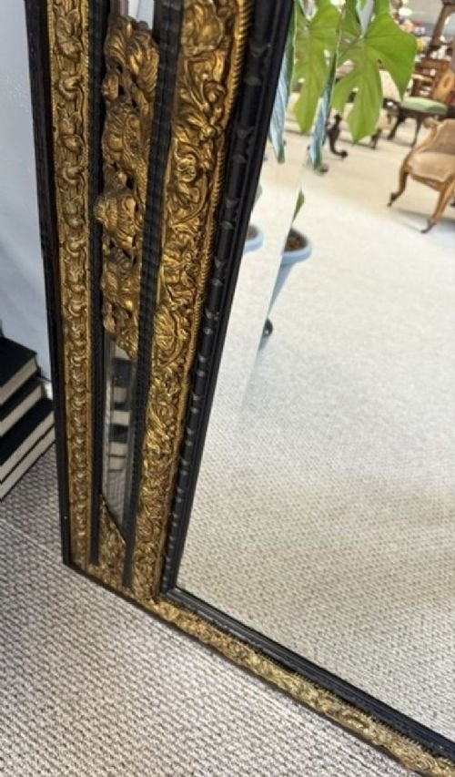 Large Ornate Antique Mirror