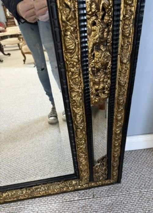 Large Ornate Antique Mirror