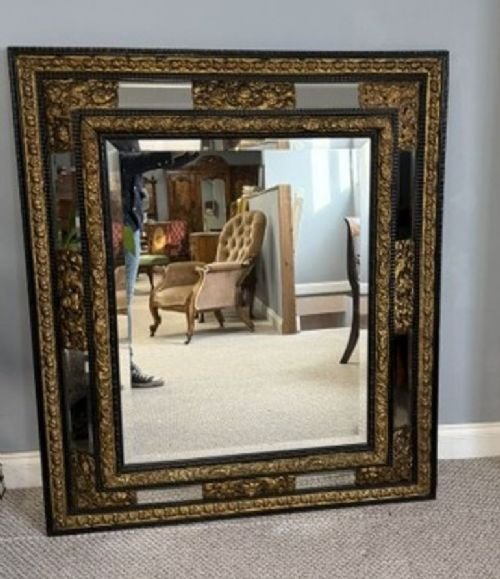 Large Ornate Antique Mirror