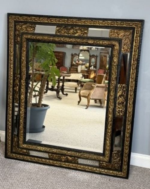 Large Ornate Antique Mirror