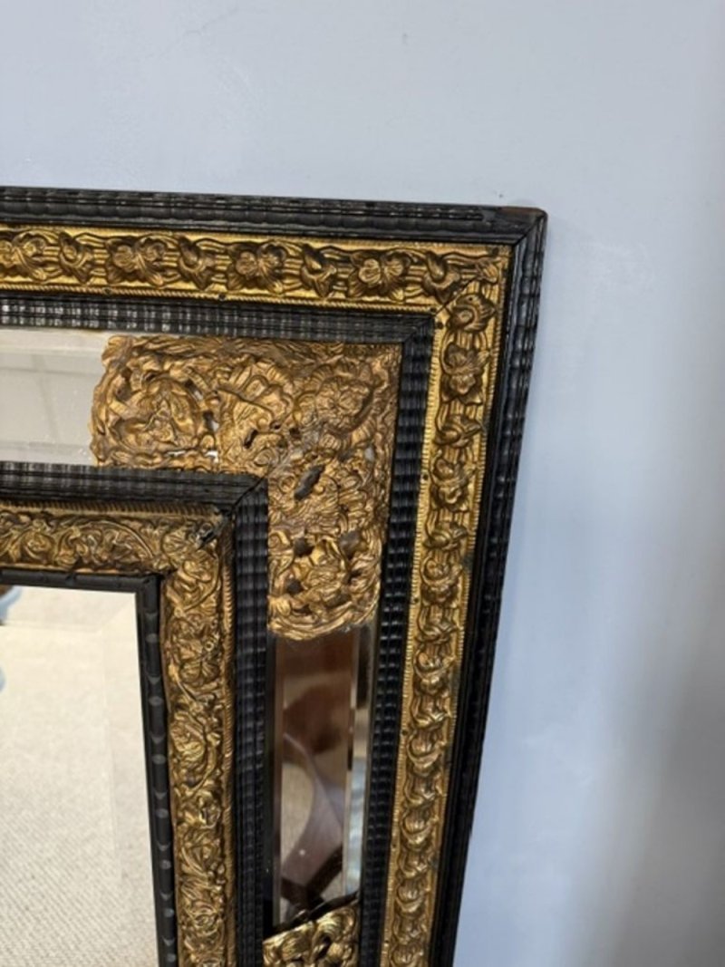 Large Ornate Antique Mirror
