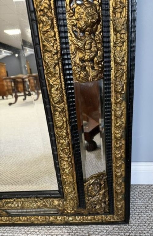 Large Ornate Antique Mirror