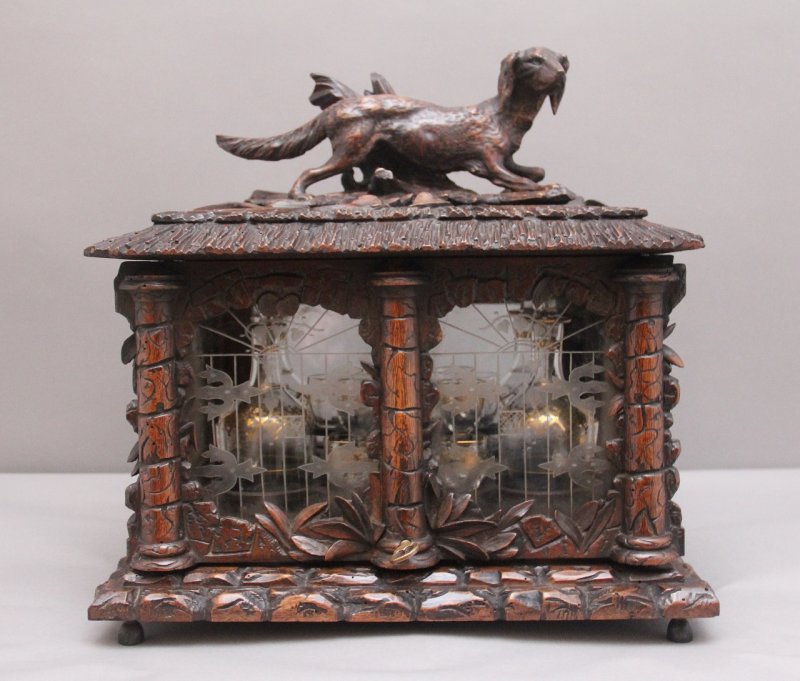 19th Black forest "Cave a' Liqueur" drinks cabinet