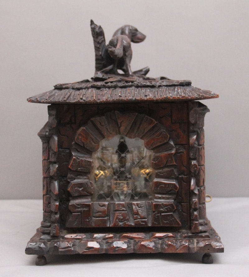 19th Black forest "Cave a' Liqueur" drinks cabinet