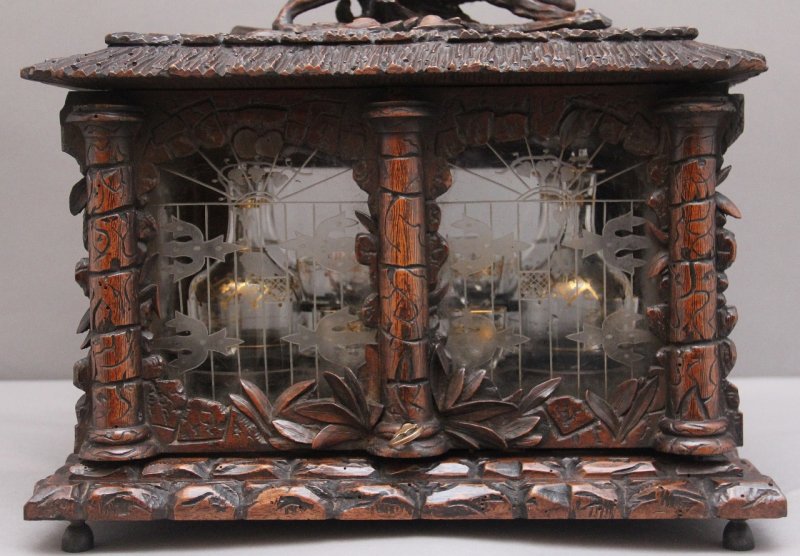 19th Black forest "Cave a' Liqueur" drinks cabinet