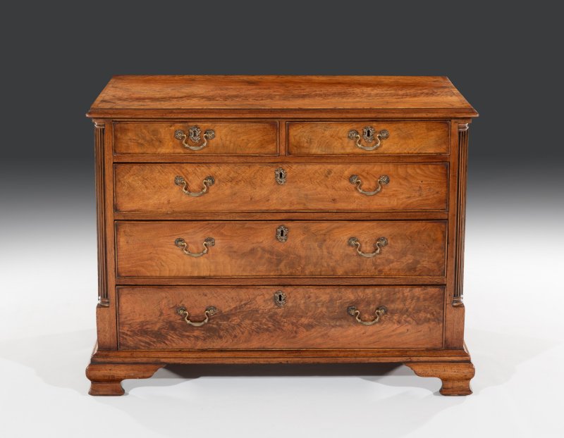 George III Figured Walnut Chest