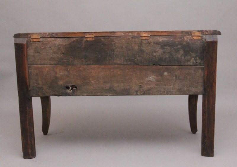 Early 19th Century French carved oak coffer