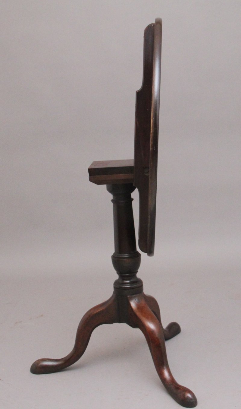 18th Century mahogany tripod table