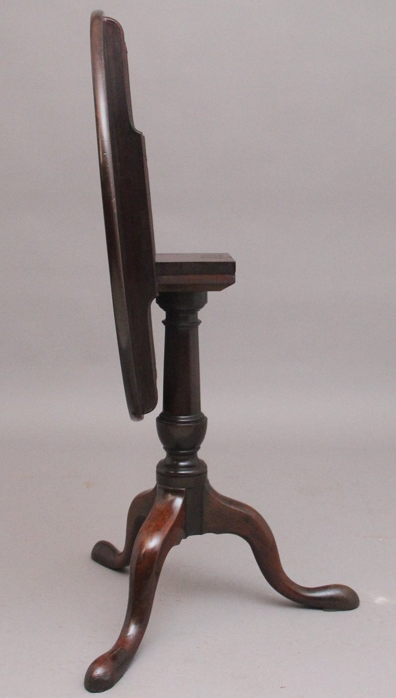 18th Century mahogany tripod table