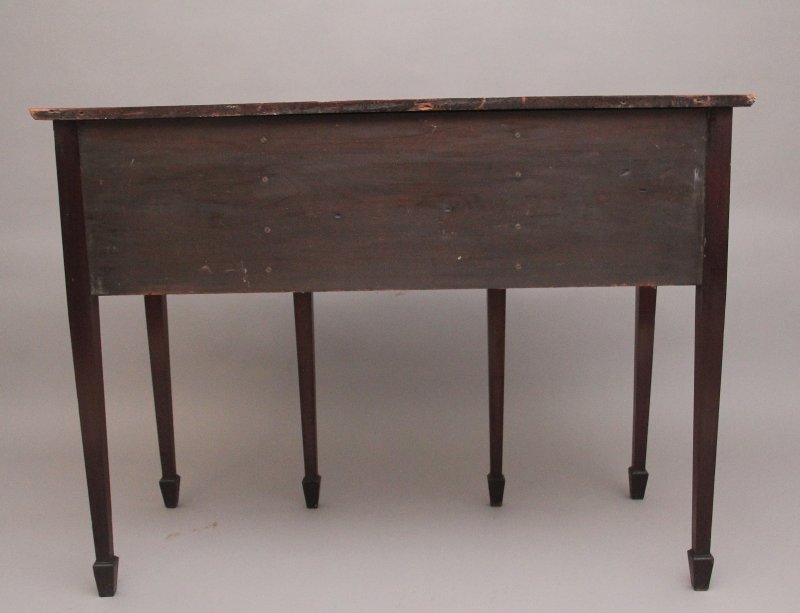19th Century mahogany and burr elm sideboard
