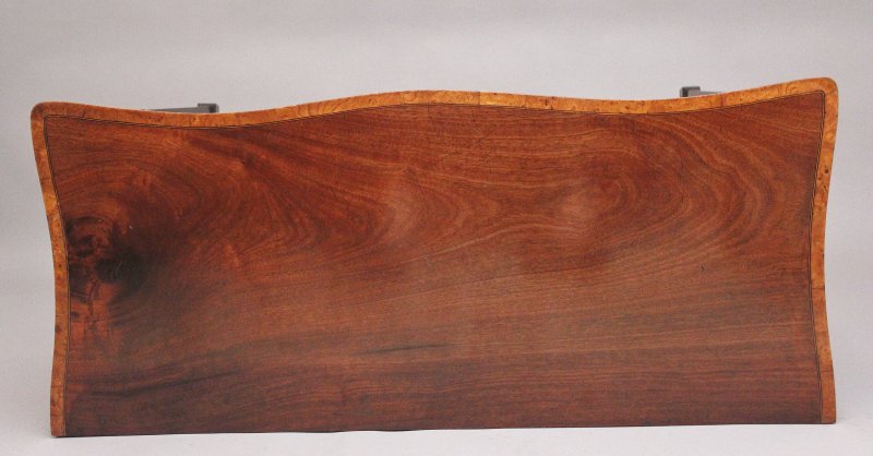 19th Century mahogany and burr elm sideboard