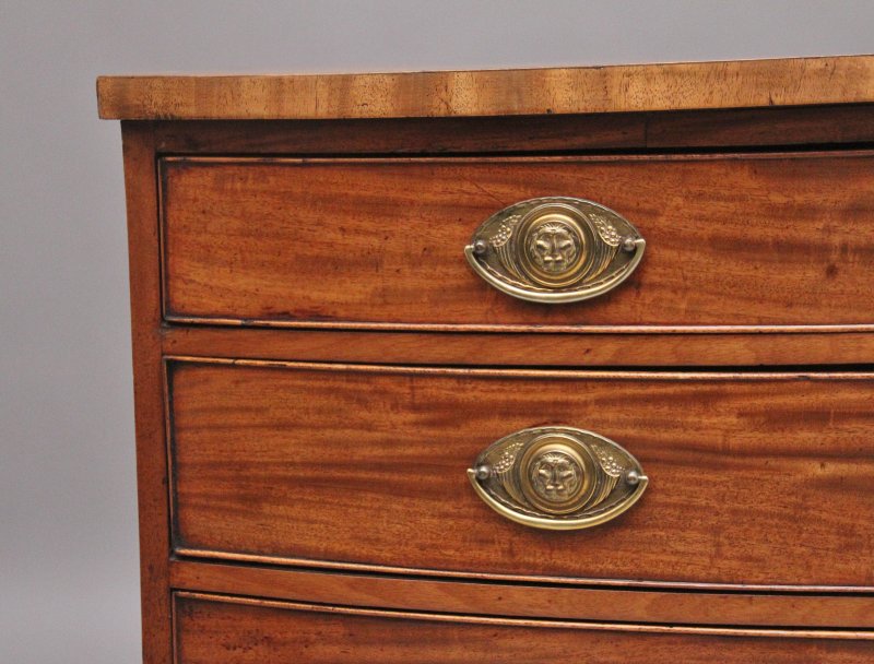19th Century mahogany bowfront chest