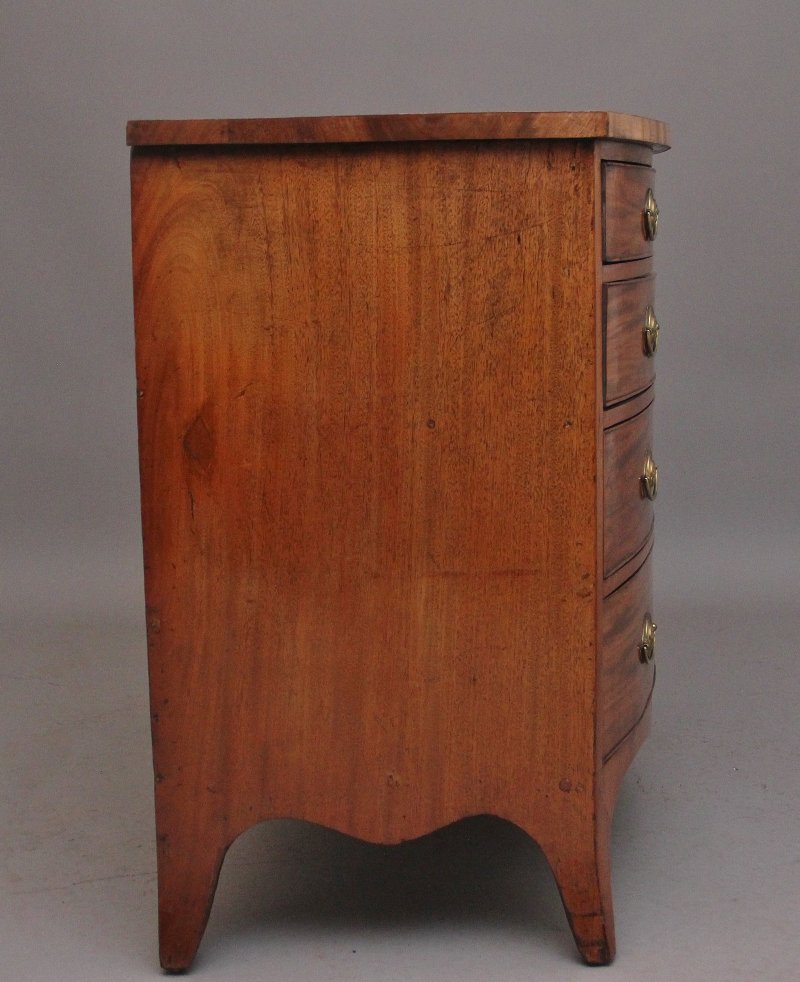 19th Century mahogany bowfront chest