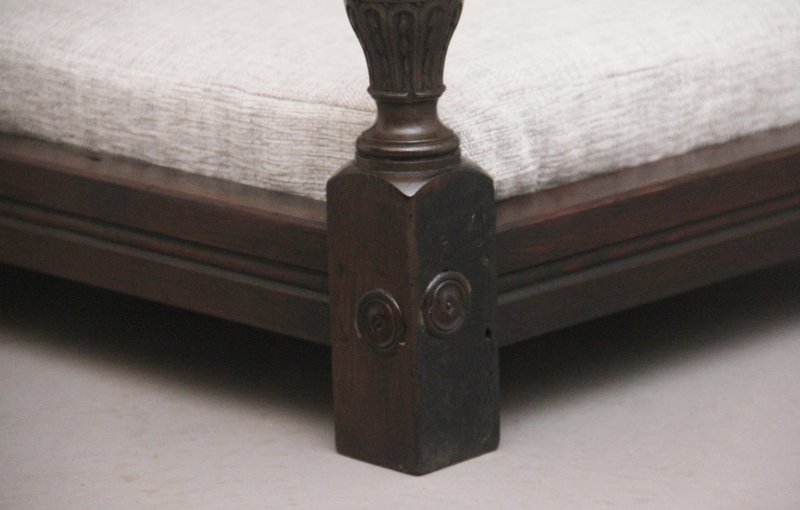 19th Century mahogany dog four poster bed